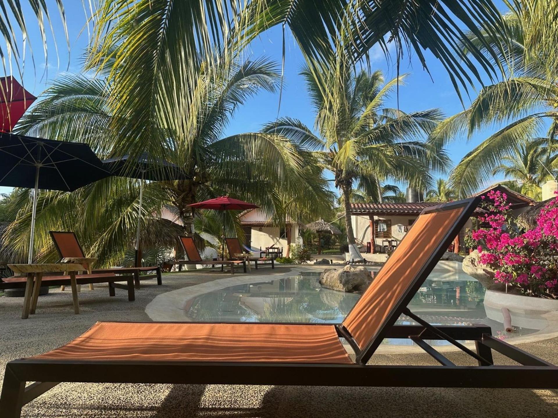 Casa Las Palmas Playa La Saladita Zihuatanejo Eksteriør bilde
